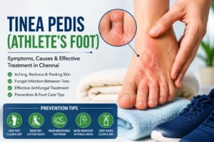 tinea pedis athlets foot treatment in chennai